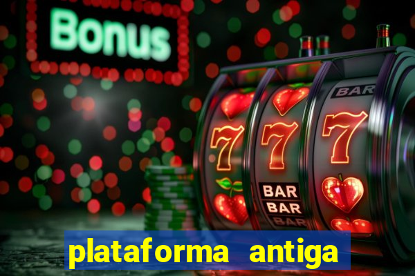 plataforma antiga de jogos